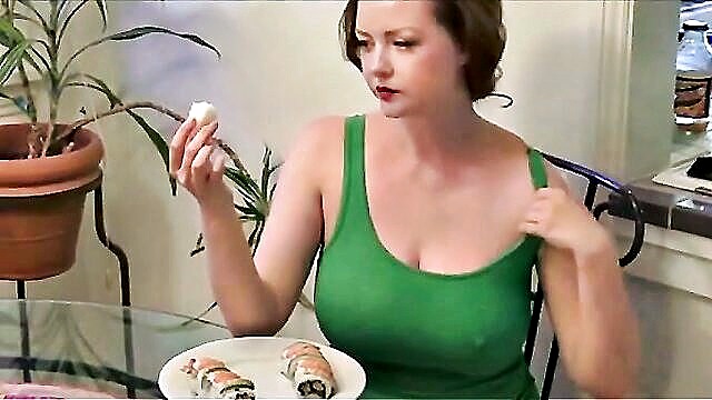 busty gf, and she, walking around - busty gf tease video