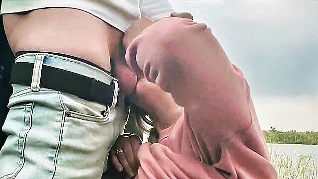 public anal, anal fuck, fuck with - blonde babe gets fucked in the park