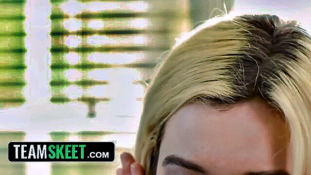 Teamskeet - petite blonde gets destroyed Team Skeet