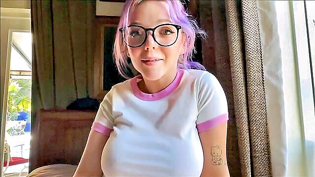 big ass, amateur, big tits - hot nerd teen porn