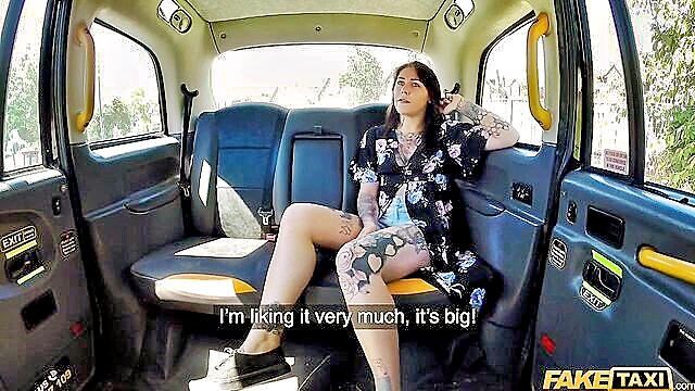 faketaxi, cock sucking, taxi - amsterdam babe gets creampied