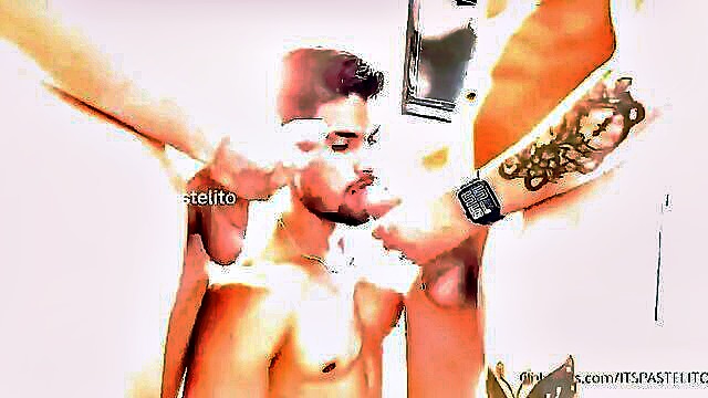 fucking, oral, latino - itspastelito threesome