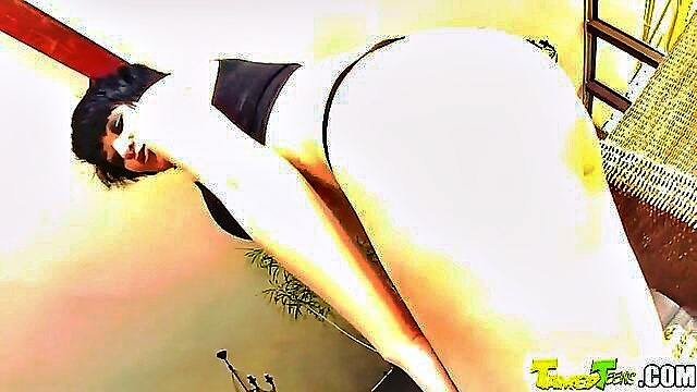 threesome, ass, anal - cashdesperate teen slut covered in cum
