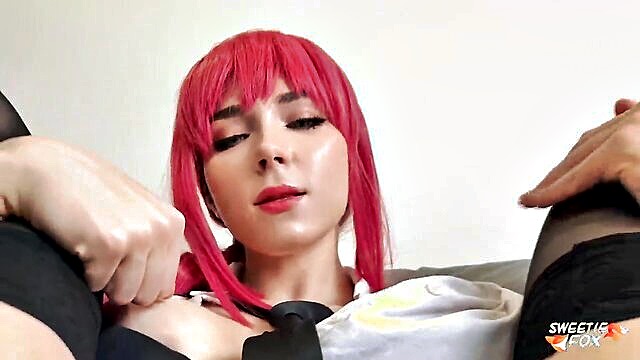 dominant makimas pov leads to hardcore pleasure and facial : Sweetie Fox Official
