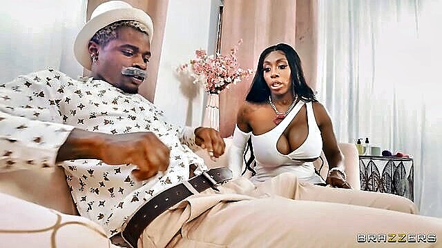 Ebony Mystique, Damion Dayski - damion dayski facial Brazzers