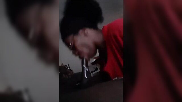 mom sucks, home video, black hunk - stepmom sucks black cock