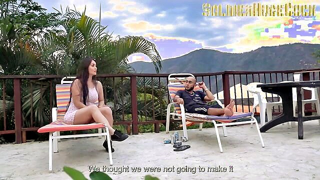 Kourtney Love - cuckquean husband records wifes fantasy with latina friend