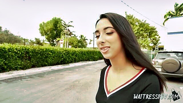 kiarra kai, latina slut, curvy latina - kiarra kai waitress
