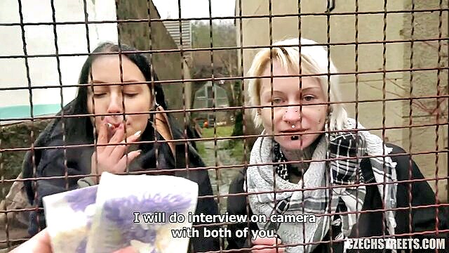 authentic, reality, blonde - czech streets porn