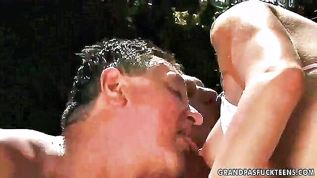 blowjob, outdoor, fucking - grandpas and teen sex