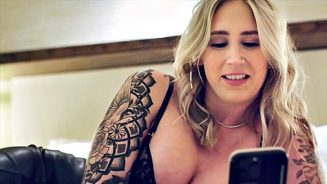 double pen, curvy blonde, double penetration - double penetration surprise