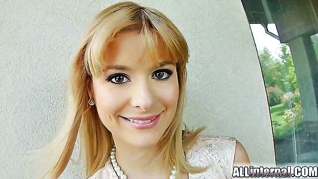 ass, creampie pussy, doggy style - hot blond doggystyle sex