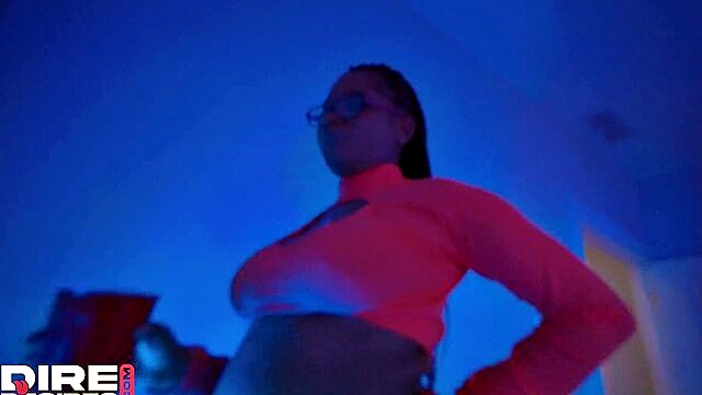 halloween, diredesires, ebony - cadence jones big tits