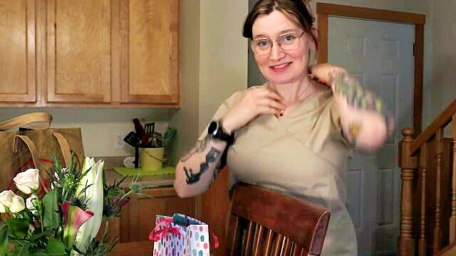 tattoo, pov, milf - tattooed milf pov video
