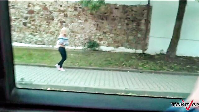 throat fucked, in van, throat fuck - czech van fuck