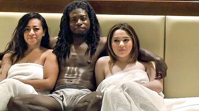 blowjob, threesome, hardcore - pussy eating threesome