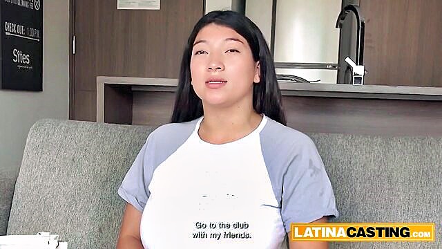latina casting, latina audition, latina - big cock latina tits