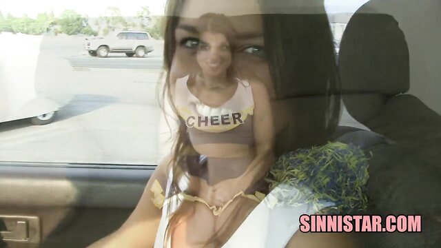 amateur, brunette, anal - cheerleader anal sex video