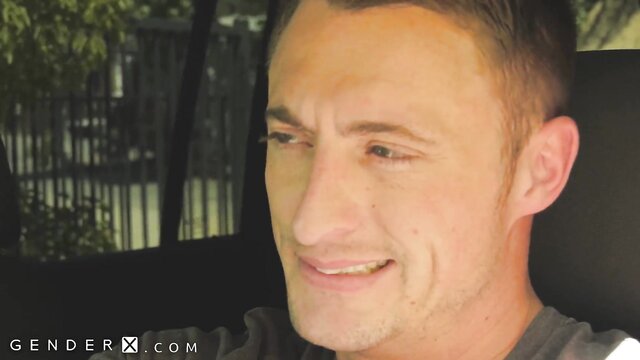 genderx, dane stewart, jamie french - trans hitchhiker ass drilling