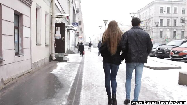 casualteensex, young 18+, teenager 18+ - young brunette gets fucked