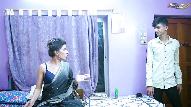 doggy-style, hindi audio, at home - desi threesome video