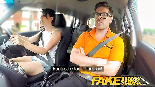 fakedrivingschool, petite, english - english schoolgirl sex