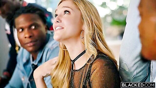 blowjob, blonde, group sex - ali rose big black cocks