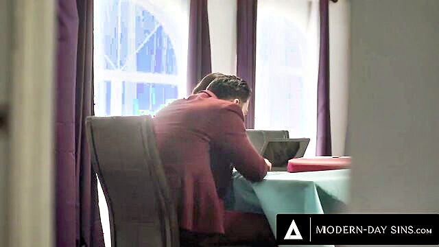 Seth Gamble - cheating client violet starr gets rough sex with seth gamble Modern-Day Sins