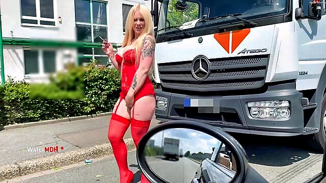 SteffiBlond - sophie big tits public