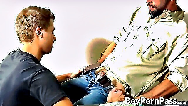 cum in ass, anal fuck, teacher - hairy gay ass pounding