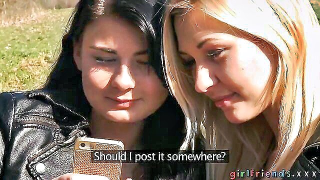 lesbian, big ass, couples - lucy li and tracy delicious orgasm