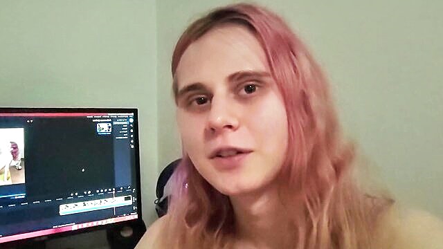anal, cumshot, tiny tits - russian shemale anal
