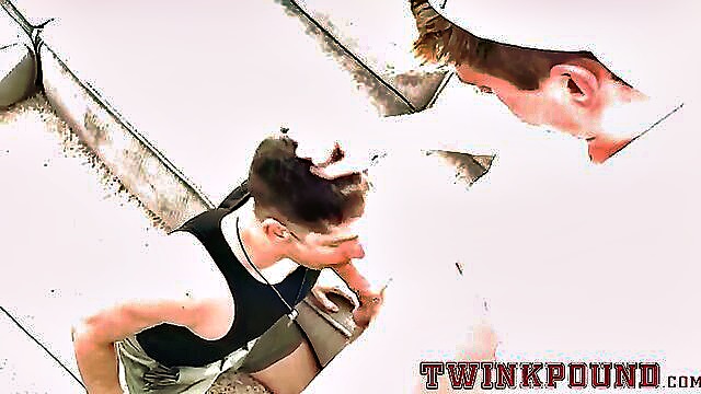 twink, big cock, coach - hairy twink gets banged