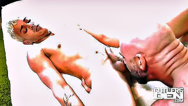 blowjob, handjob, interracial - tattooed boys handjob