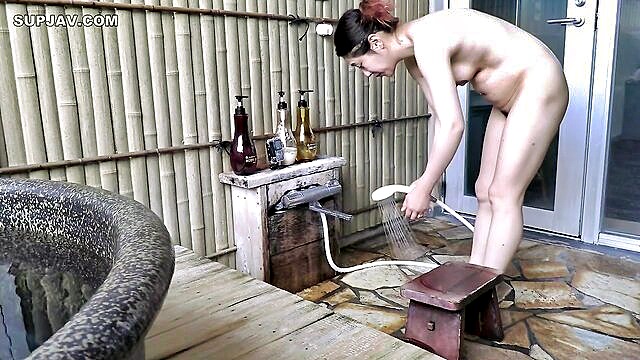 blowjob, amateur, outdoor - adulterous hot spring