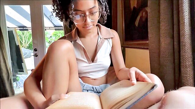 big cock, point of view, latin - petite latina step sister