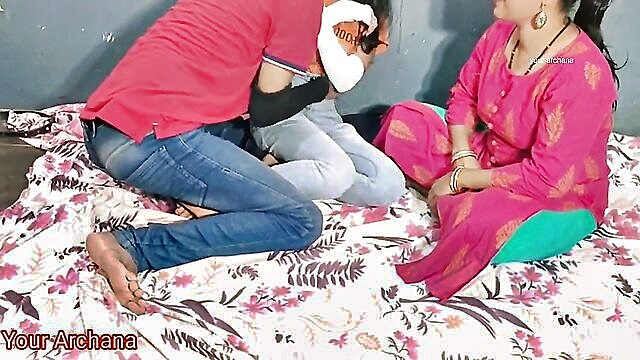 indian bhabi threesome : source