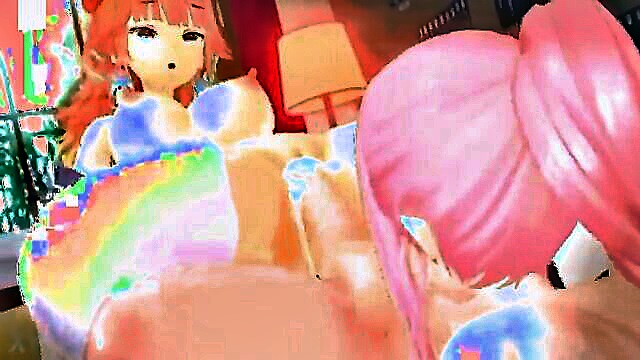 creampie, big ass, cum - sexy hentai futa with big tits and ass