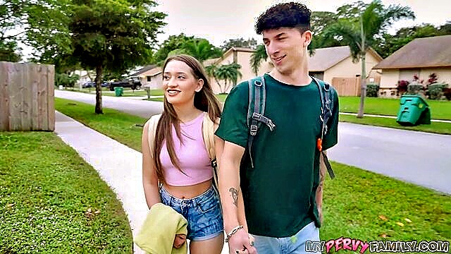 sister, teen, brother - stepsis big tits