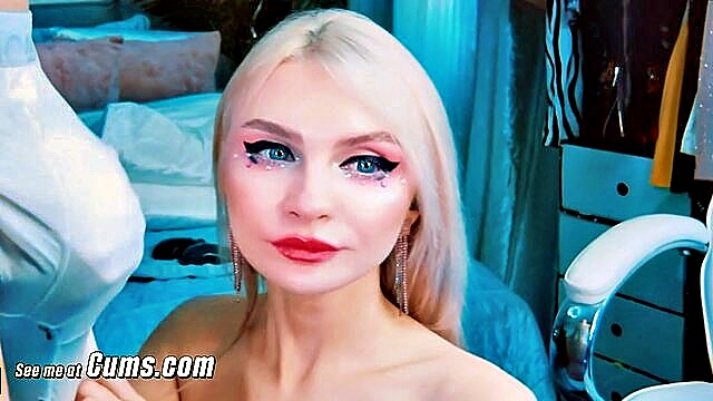blonde, cums, babe - horny blonde big tits