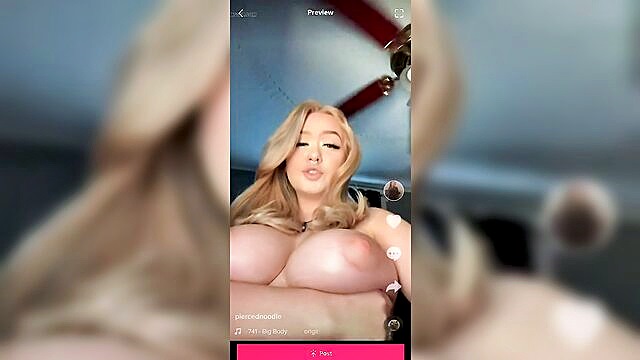piercednoodle - blonde bombshell piercednoodle in steamy nsfw showcase piercednoodle
