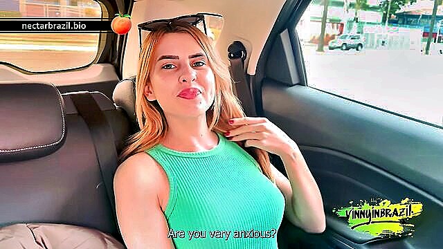 Lollita Morango - blonde goes to actors apartment Vinny In Brazil