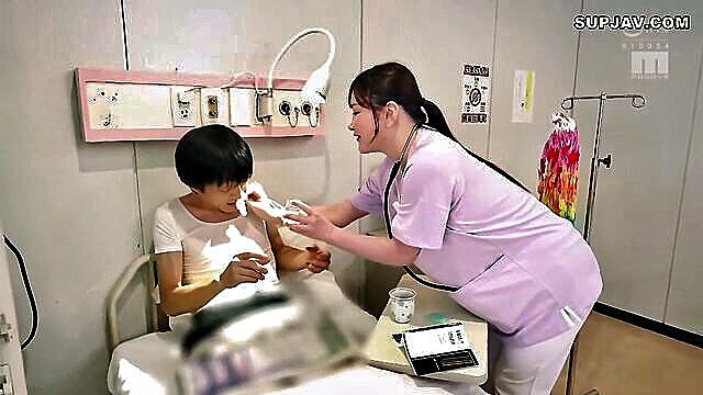 asian, cumshot, blowjob - himari huge tits nurse