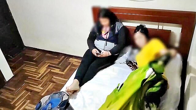 Wild romp with a gorgeous milf as her best friend joins in for a hot threesome, leading to intense orgasms.