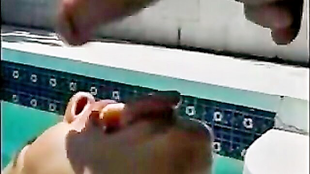 blowjobs, brunette facial, cuti - petite latin cutie strips poolside   hd porn