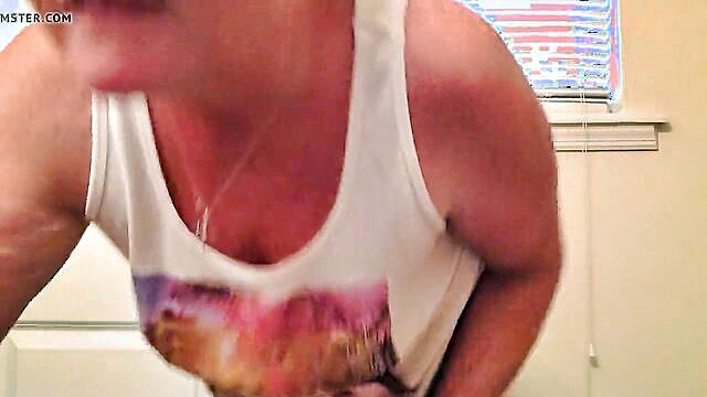 Big Tit Blonde - perky tits and tight jeans porn video