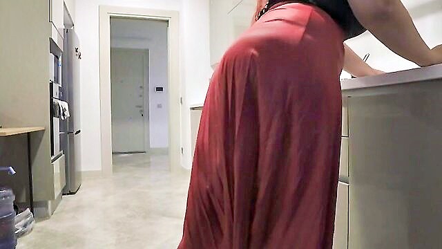 GabriellaSilva - step sons desire for mature mom leads to steamy skirt fitting encounter GabriellaSilva