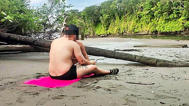 Colombia - faphouse busty latina milf caught fucking on beach FapHouse