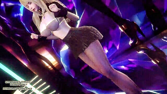 3D-HentaiGames - xxx mms videos korean beauty dances sensually in league of legends ahri cosplay 3D-HentaiGames