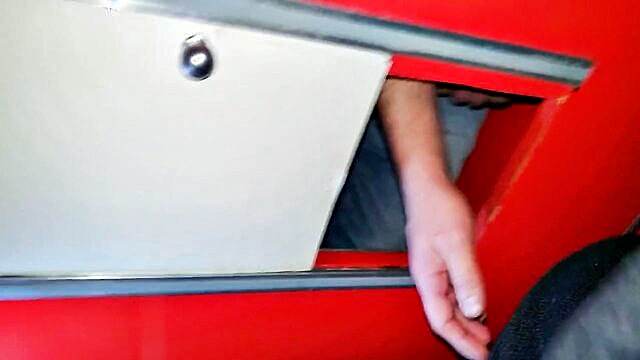 Sexbiosstel - gloryhole at the sexshop wife sucking and fucking stranger in public Sexbiosstel